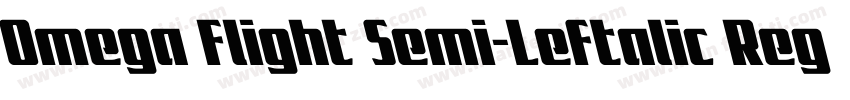 Omega Flight Semi-Leftalic Regular字体转换